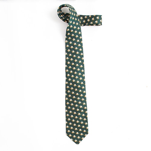 Repeating Fighting Duck, Silk, Neck Tie